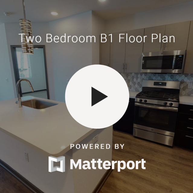 Two Bedroom B1 Floor Plan